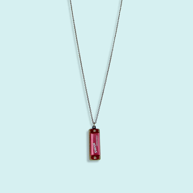 Colored Harmonica Necklace