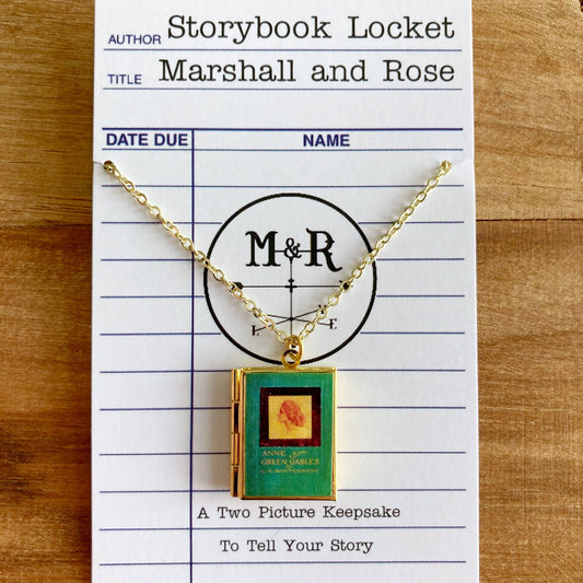 Book Locket Anne of Green Gables - Green First Edition