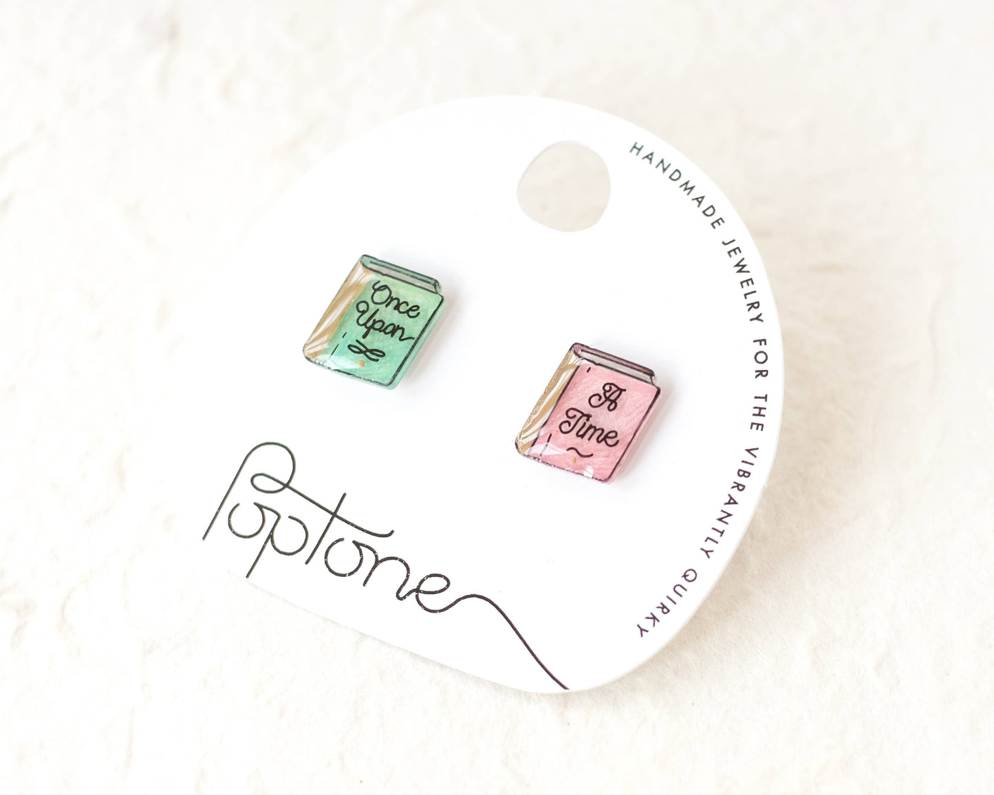 Librarian Bookstore Book Stud Earrings