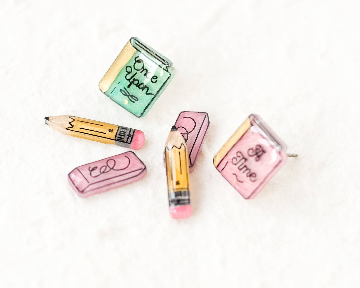 Librarian Bookstore Book Stud Earrings