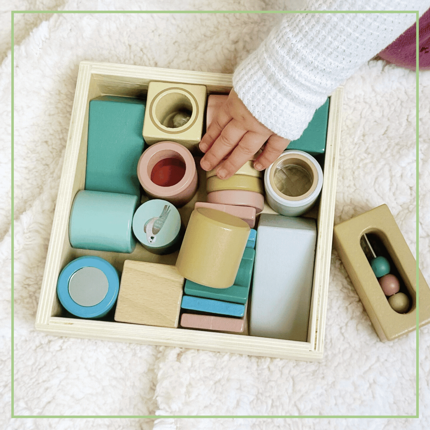 Montessori Wooden Activity Blocks