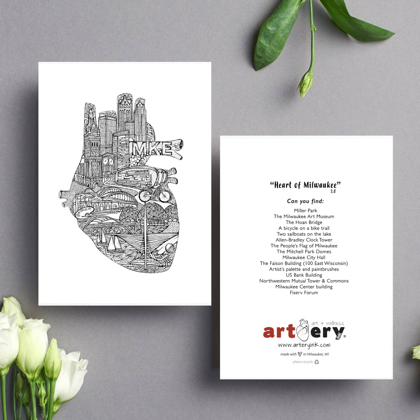 Heart of Milwaukee 2.0 Everyday Greeting Card