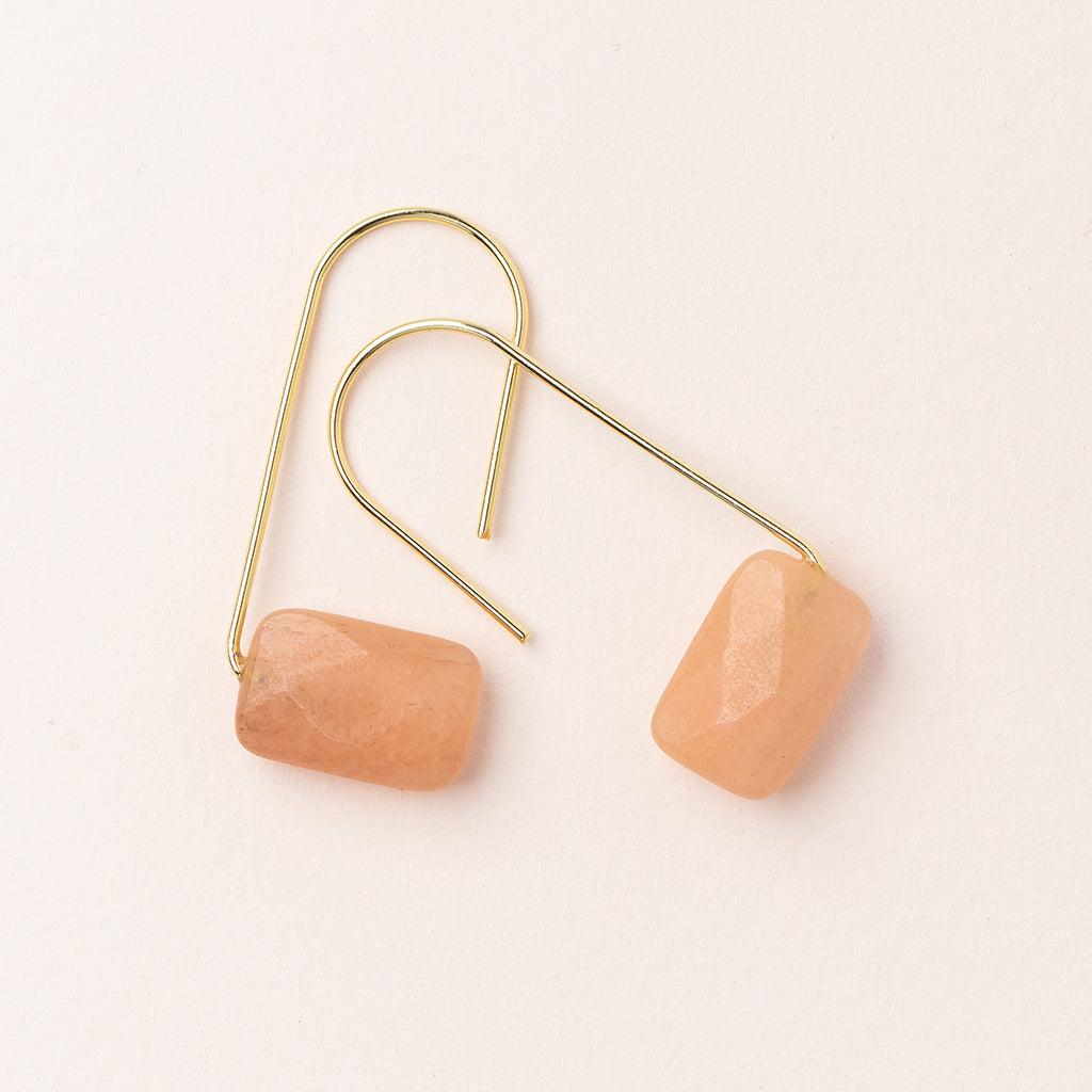 Floating Stone Earrings