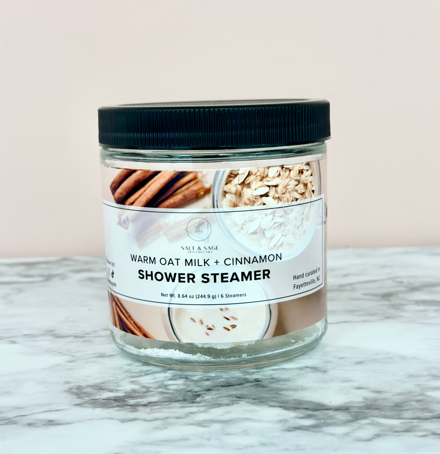 Warm Oat Milk + Cinnamon Shower Steamers- Regular