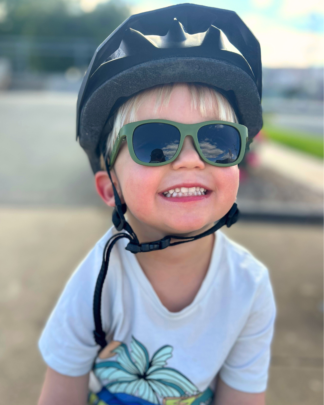 Wild Moss Navigator Sunglasses with Amber Lenses