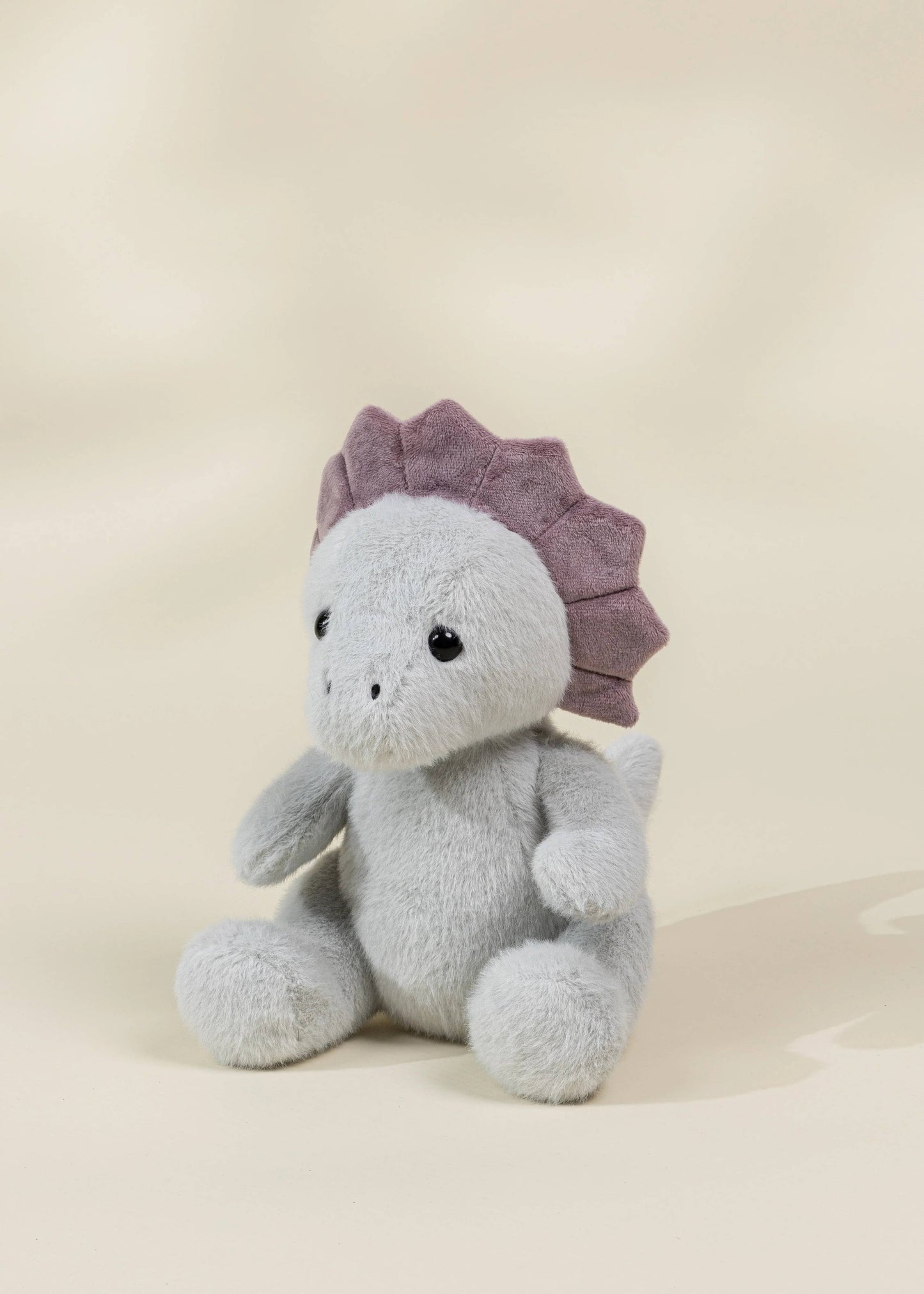 Dino Plush Toy - Grey Triceratop
