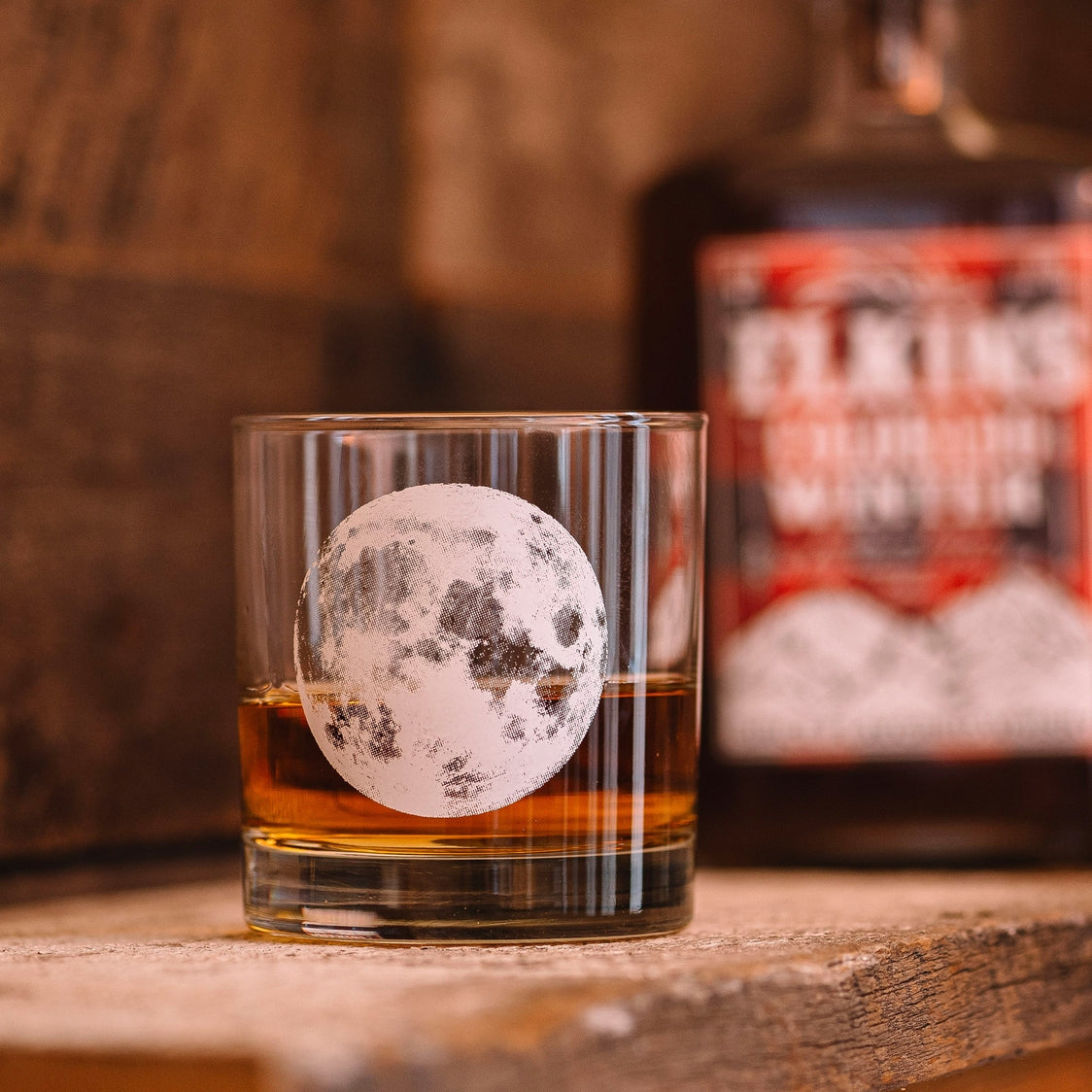 Full Moon Whiskey Glasses