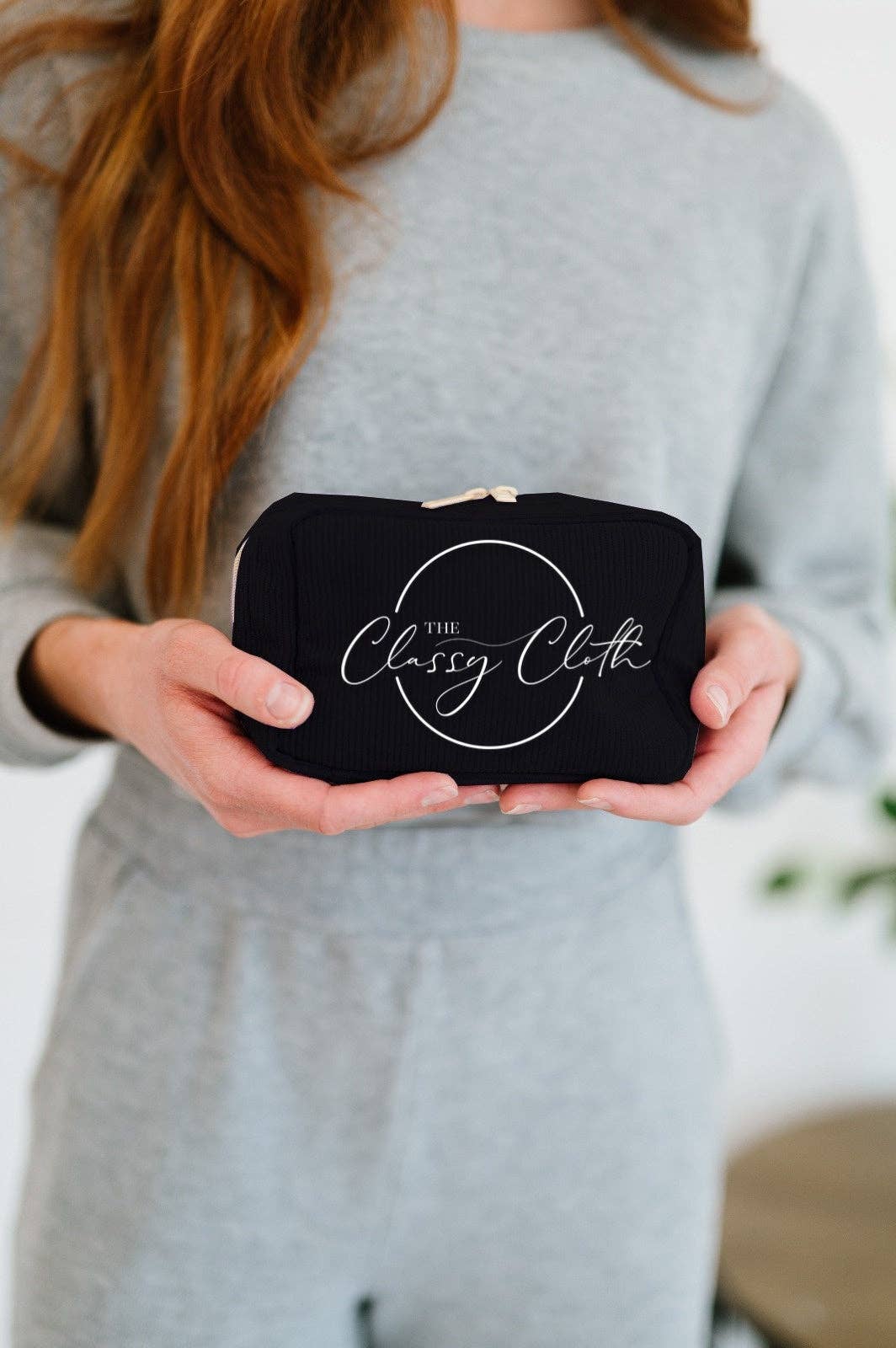 Corduroy Makeup Bag