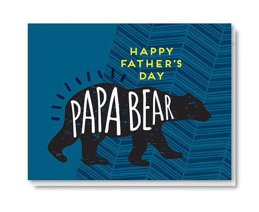 Papa Bear Father's Day Card by Doodle Bird Design