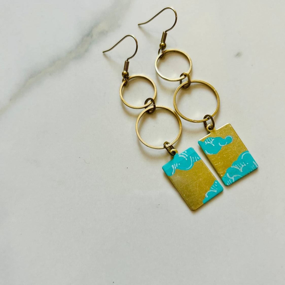 Float Hand-Painted Earrings