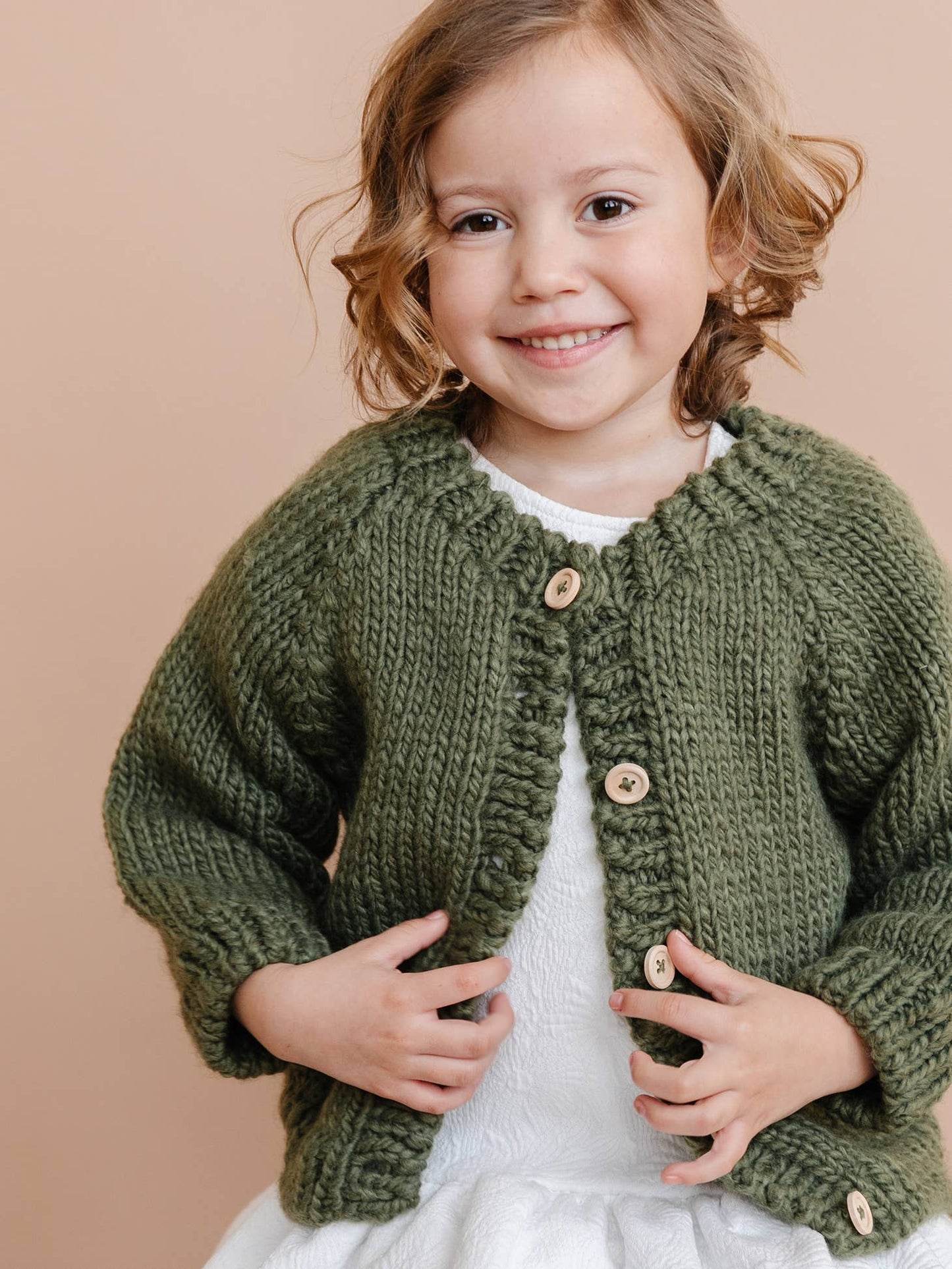 Classic Hand Knit Cardigan