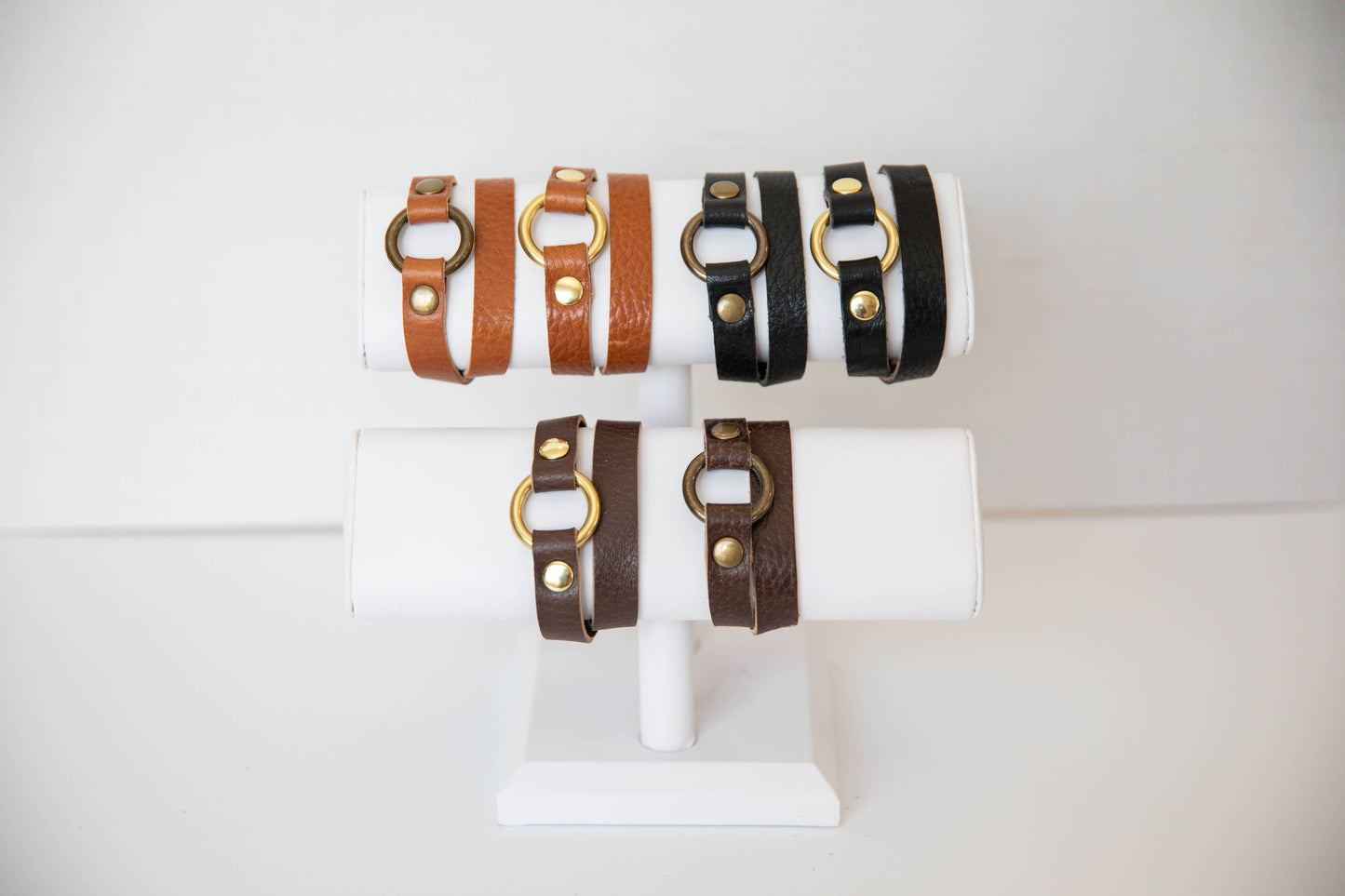 Leather Bracelet - O-Ring Wrap