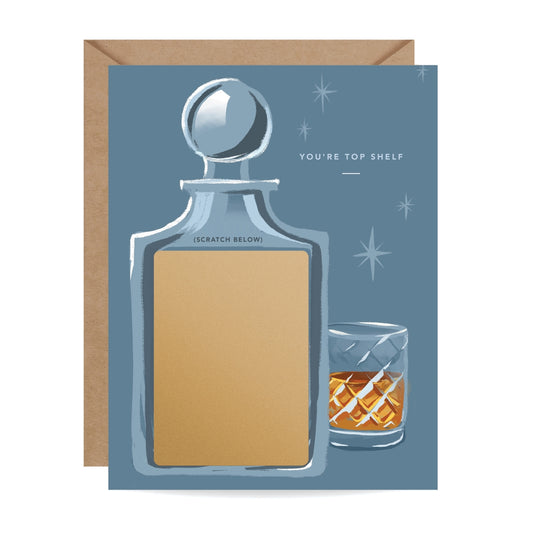 Scratch-Off Card - Whiskey/Bourbon - Birthday