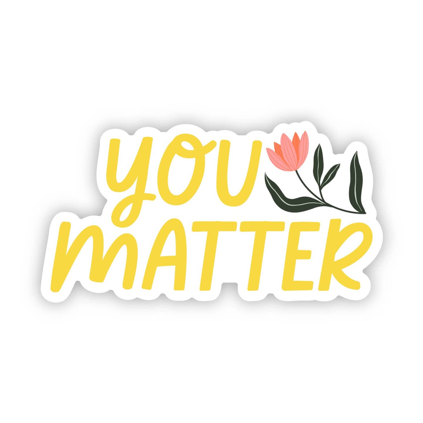 You Matter Yellow Sticker