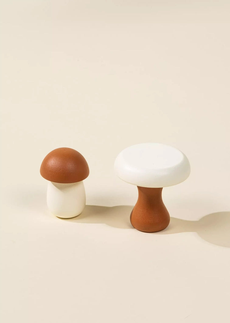 Wooden Mushrooms Playset