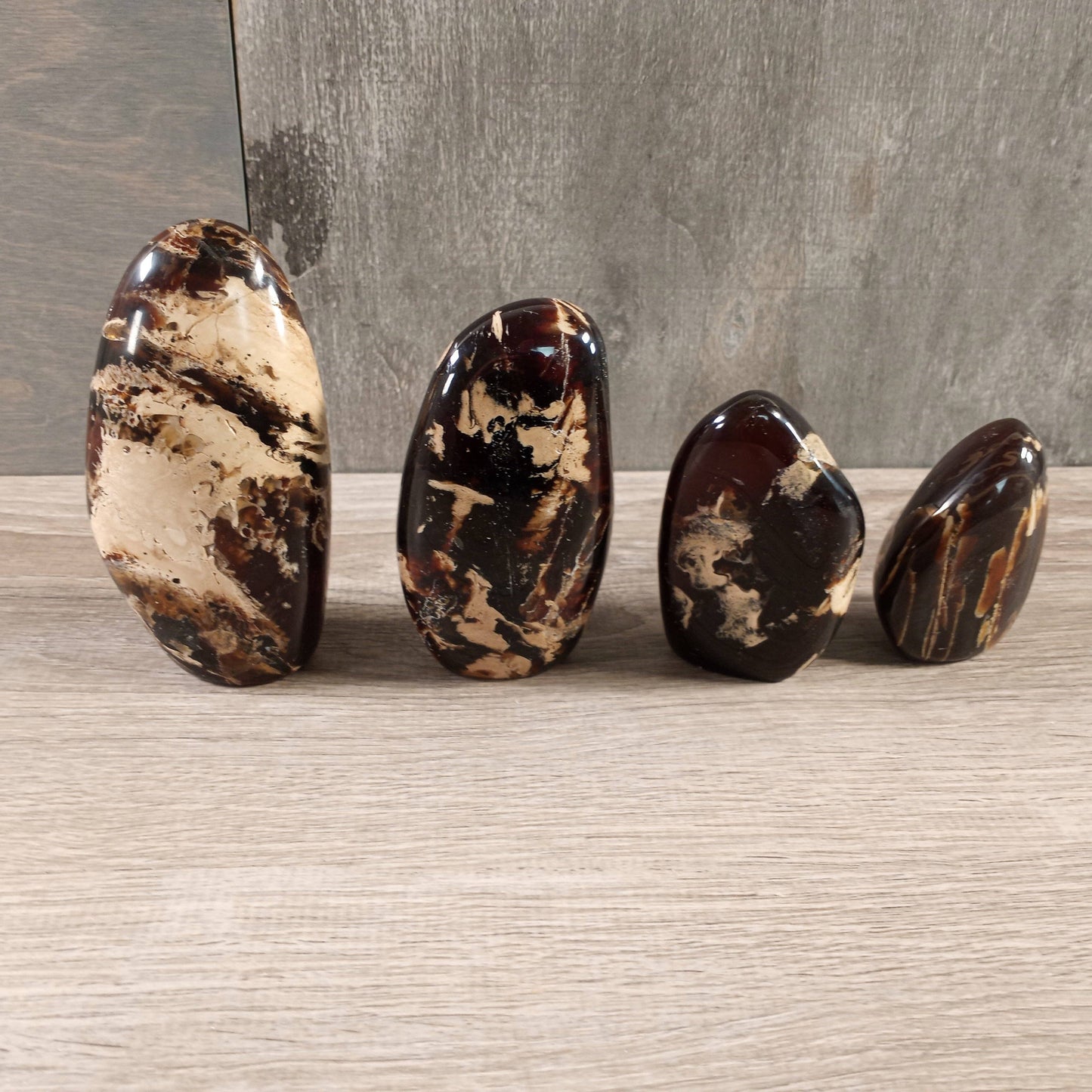 Indonesian Black Amber Freeform for Crystal Shops