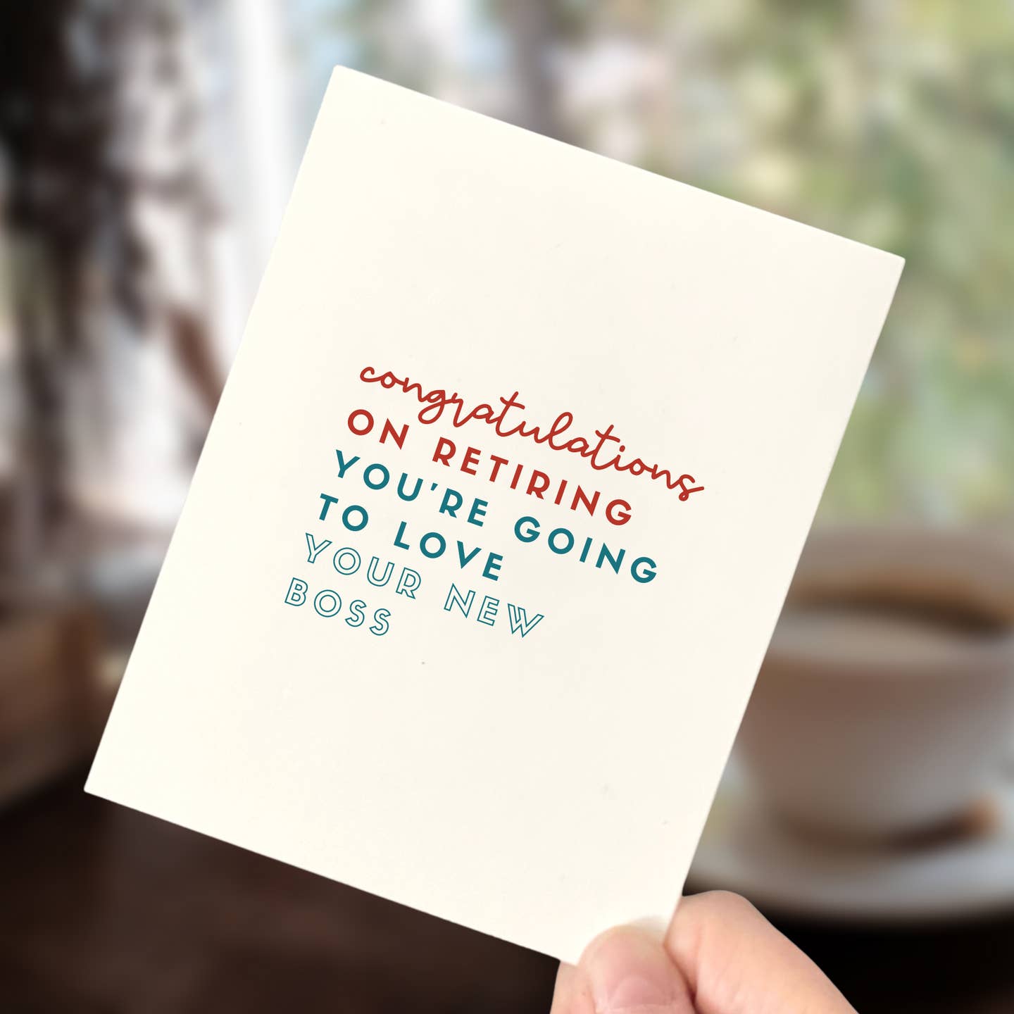 You're Going To Love Your New Boss Card