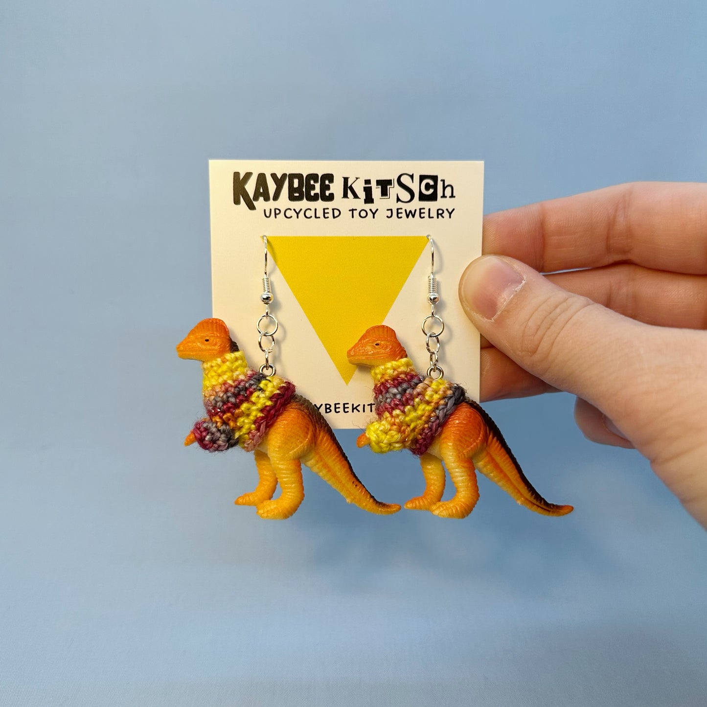 Dilophosaurus "Sweater Friend" Earrings
