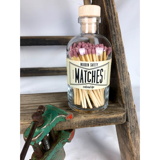 Dusty Rose Vintage Apothecary Matches