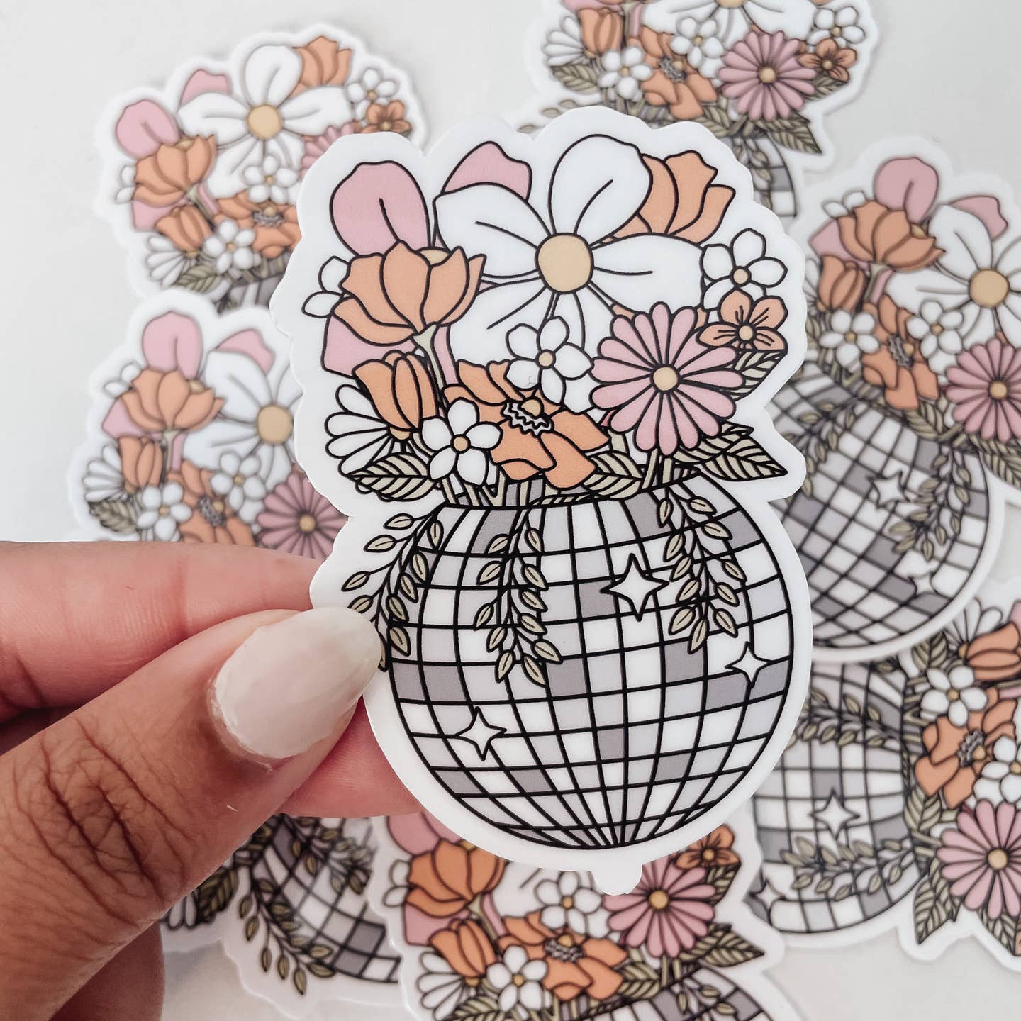 Disco Planter Sticker