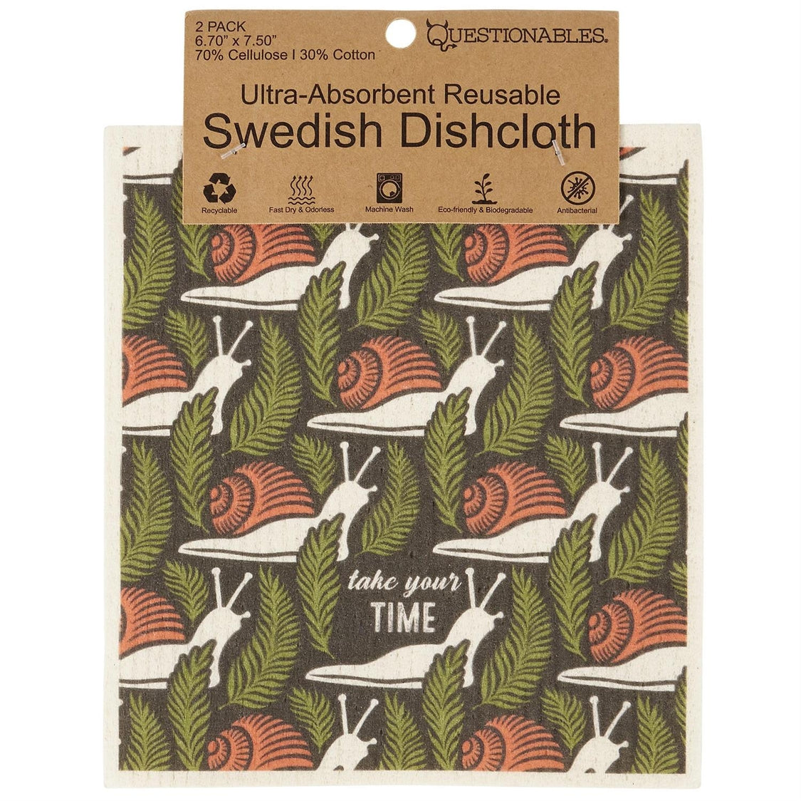 Take Time Swedish Dishcloth Set