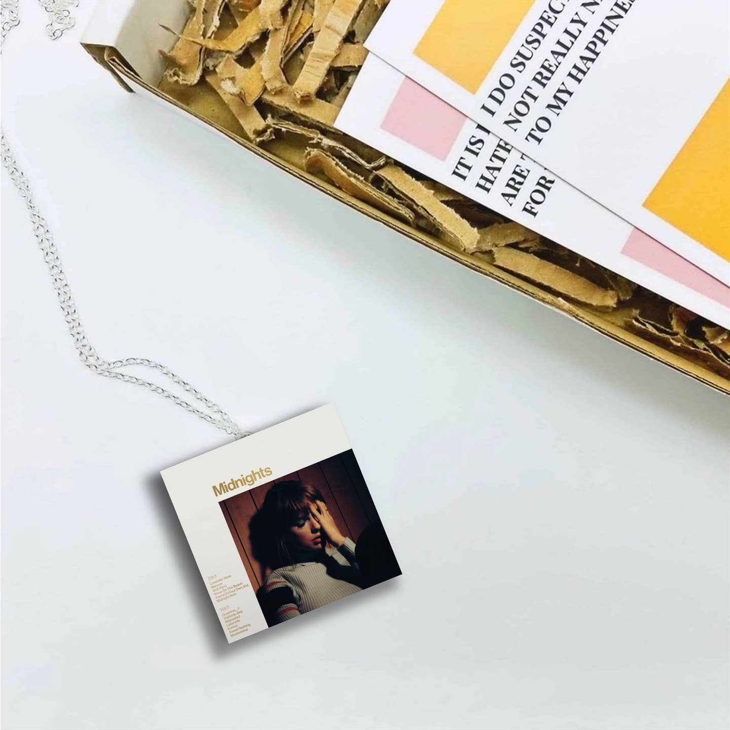 Taylor Swift 'Midnights' Miniature Album Necklace