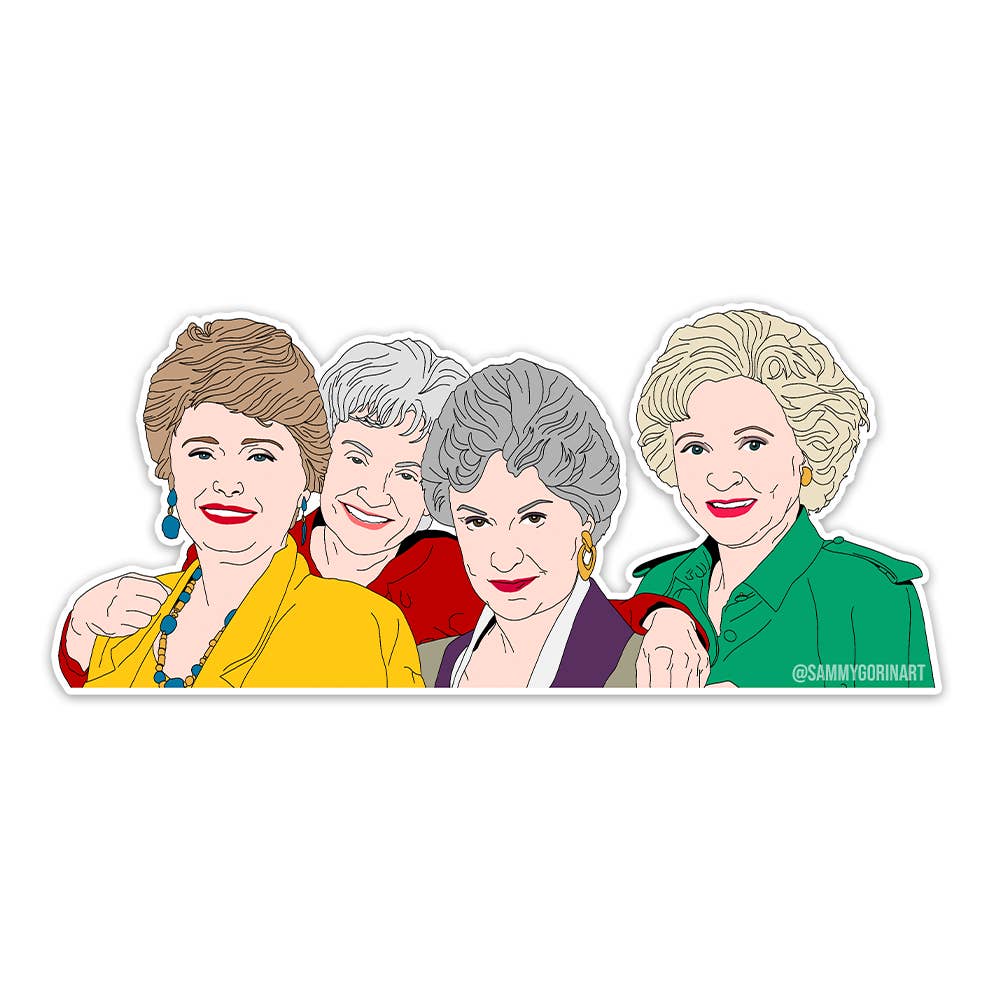 Golden Girls Sticker by Sammy Gorin