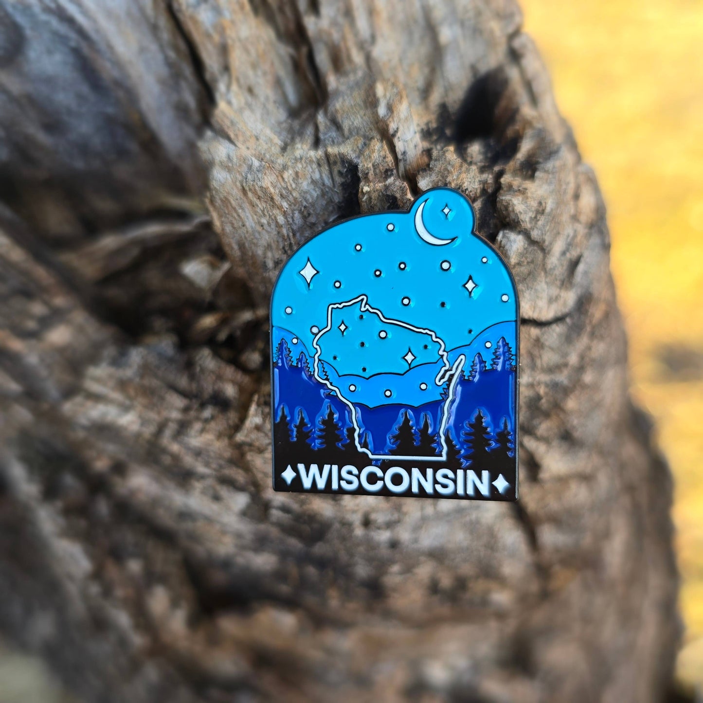 Wisconsin enamel pin