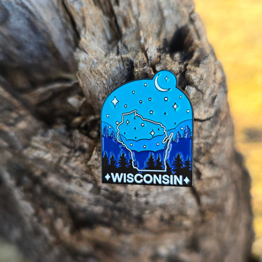 Wisconsin enamel pin