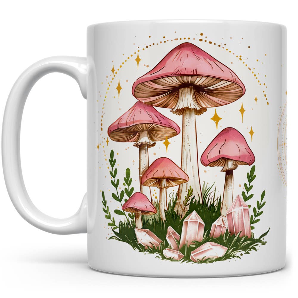 Celestial Mushroom Ceramic Mug
