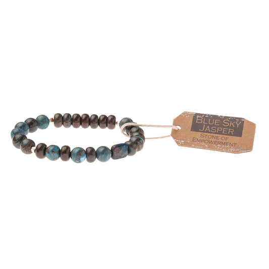 Blue Sky Jasper Stone Bracelet