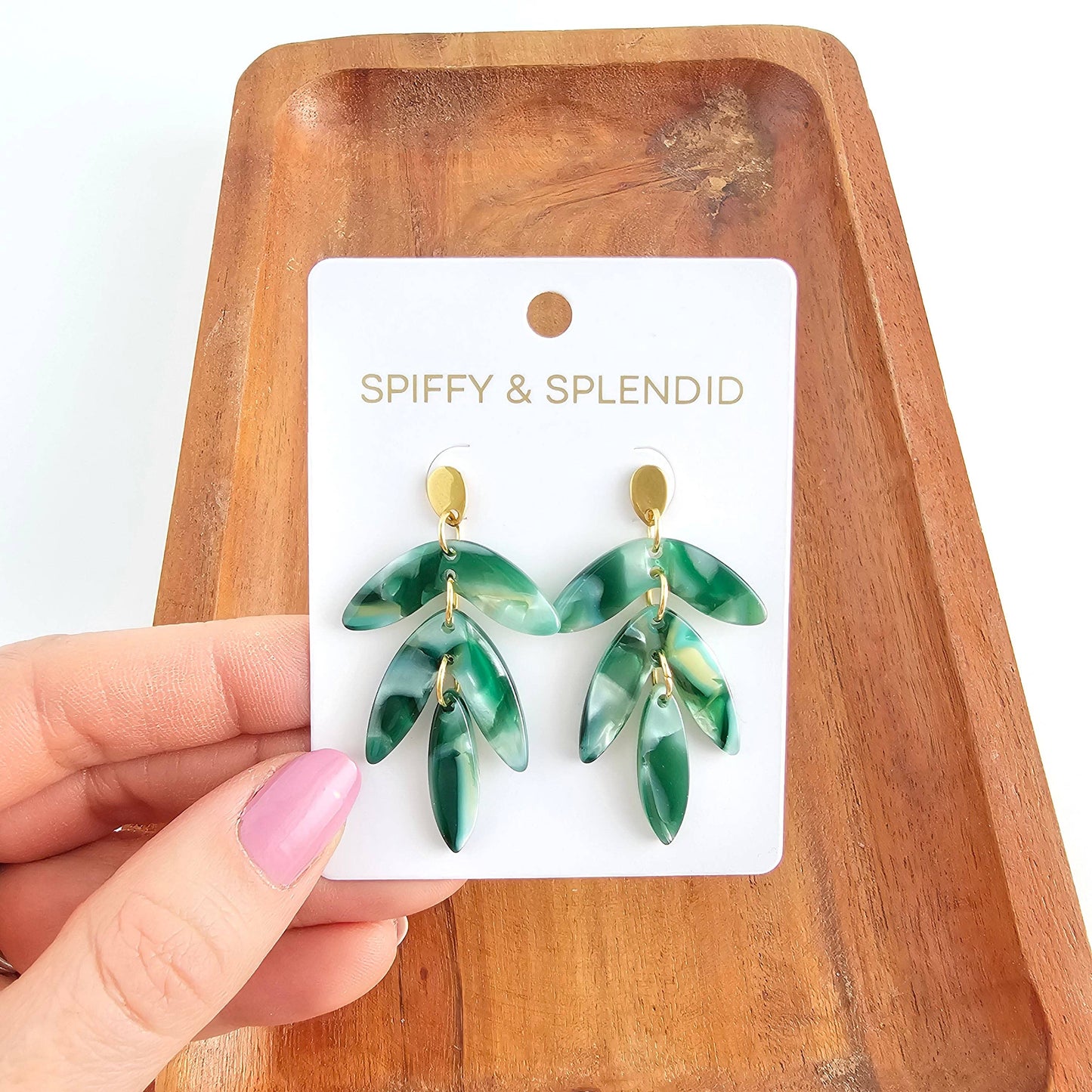 Mini Kailani Earrings - Palm Lustre