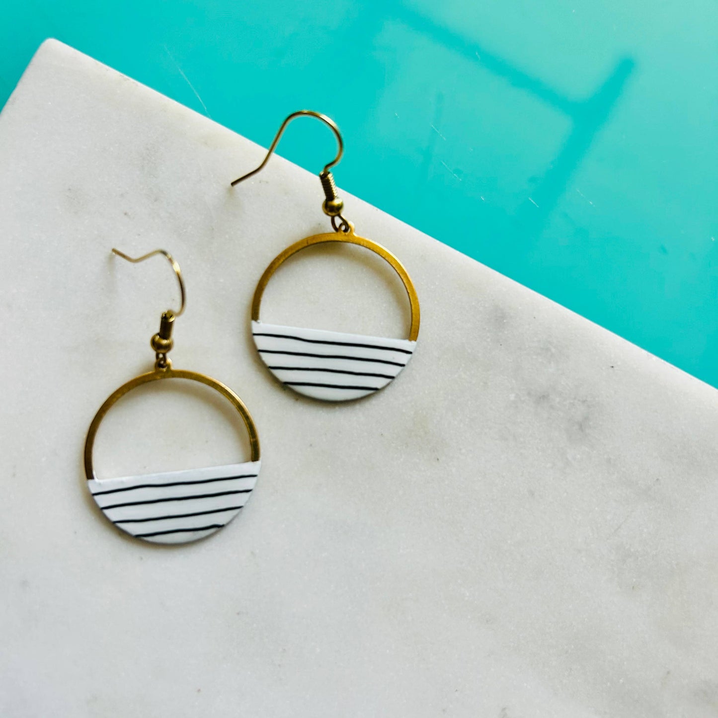 Crescent Hoop Earrings-Assorted Styles