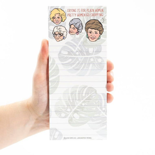 Golden Girls Shopping List Magnetic Notepad