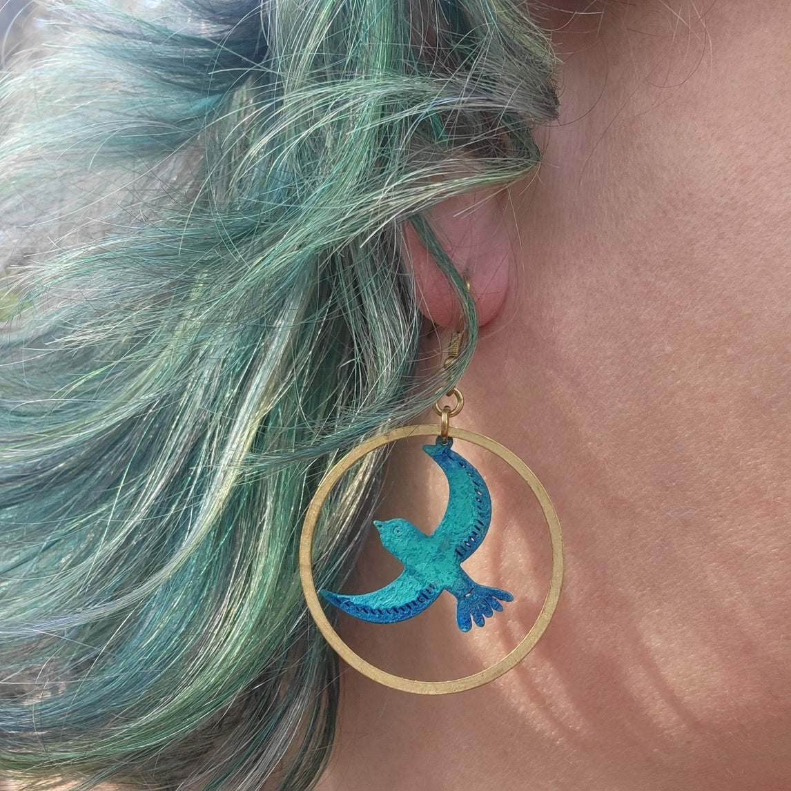 Sultry Sulmmer Patina Earrings