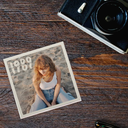 1989 (T.V.) Rose Garden Pink Taylor Swift Album Coaster