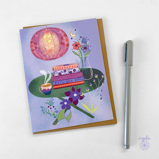 Books Mothers Day Card