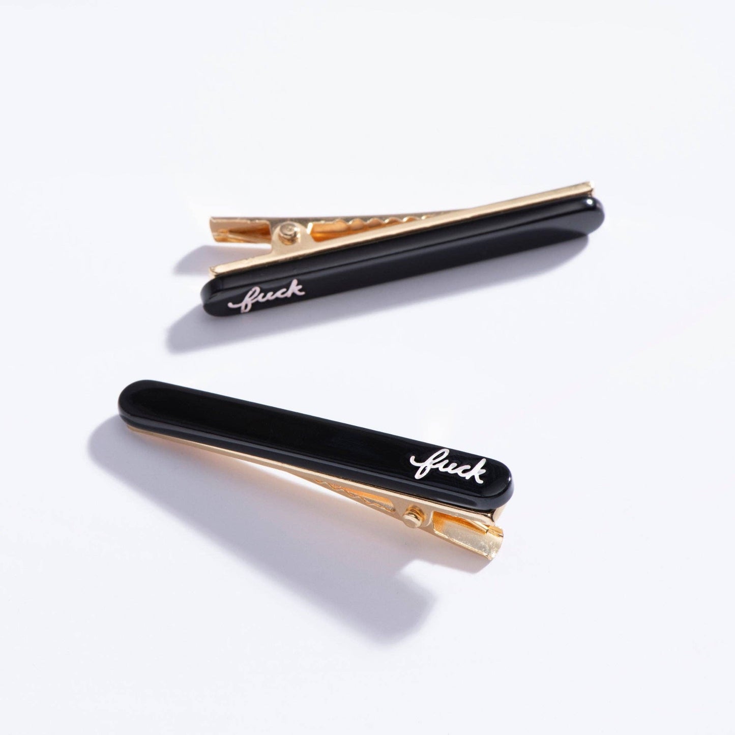 Fuck Script Hair Clips