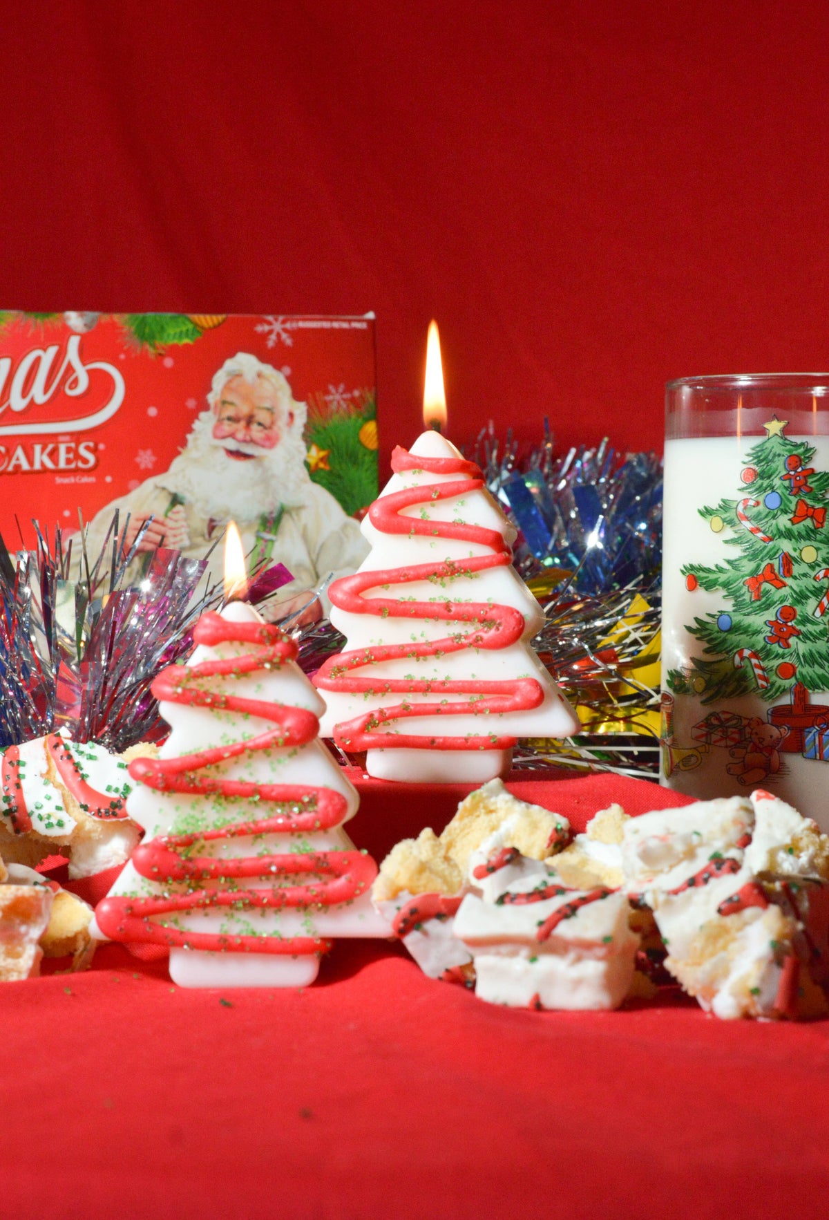 The Little Tree Cake Candle
