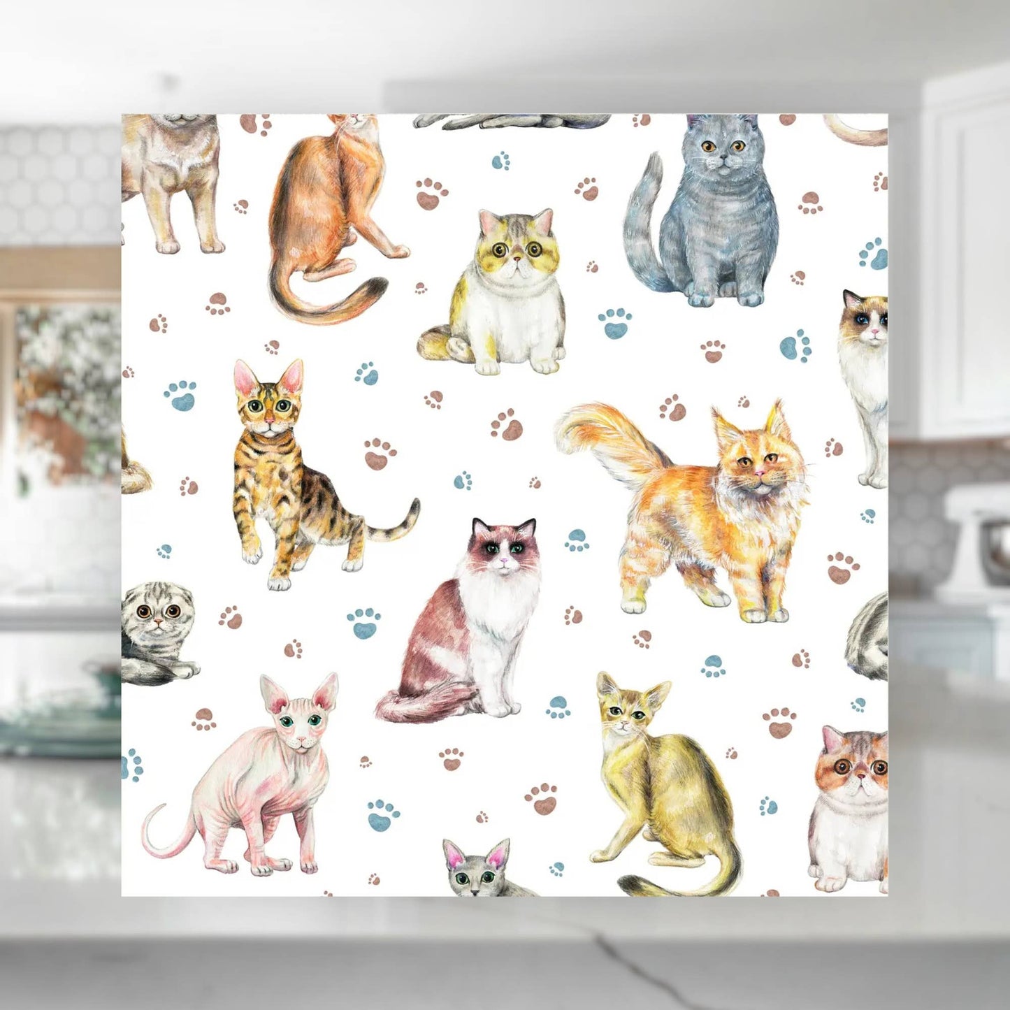 Kitty Cats Swedish Dishcloth