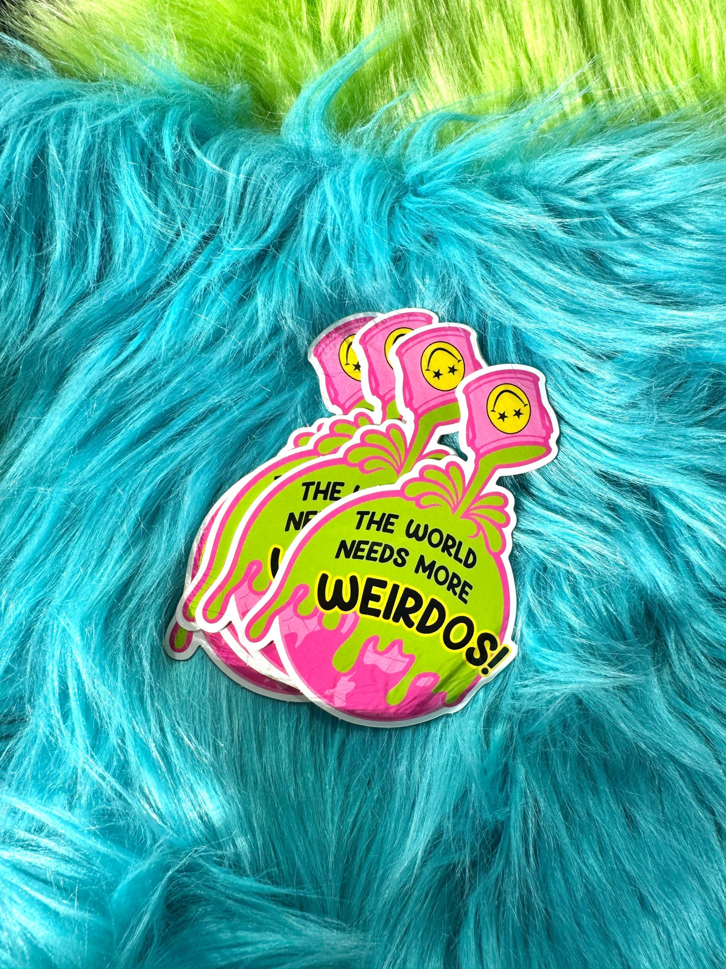 World Needs Weirdos Sticker