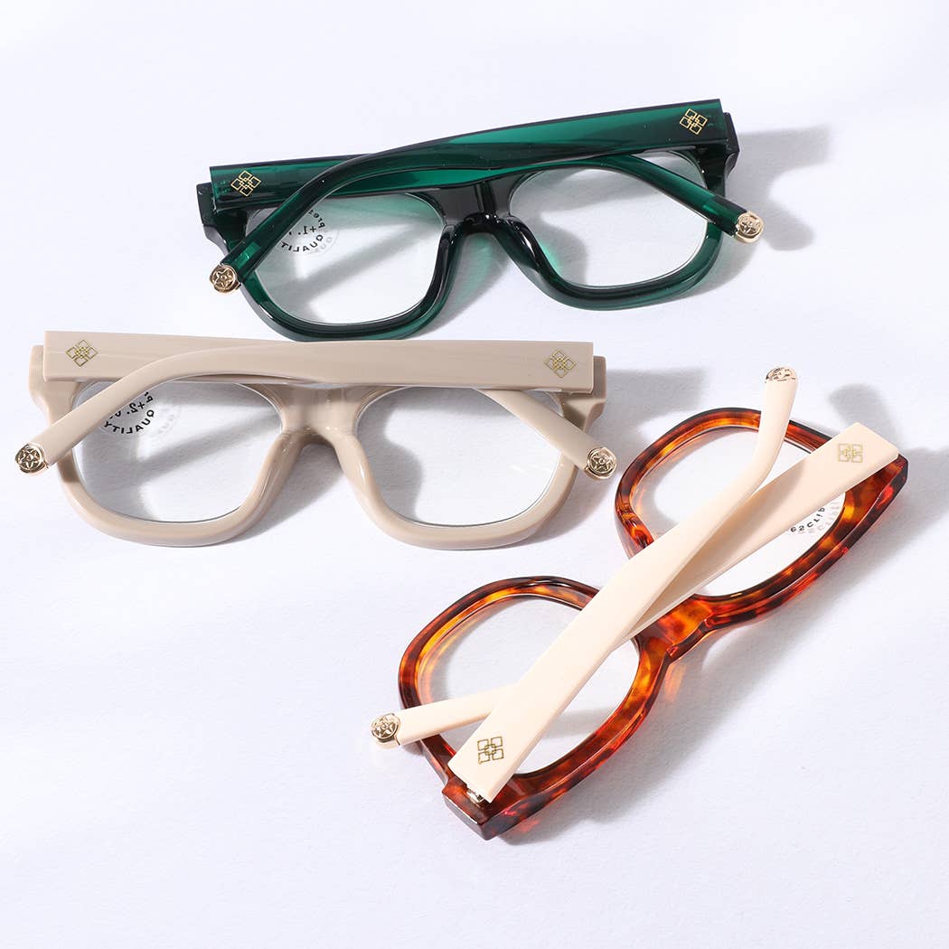 Chunky Square Glasses Frame Reading Glasses