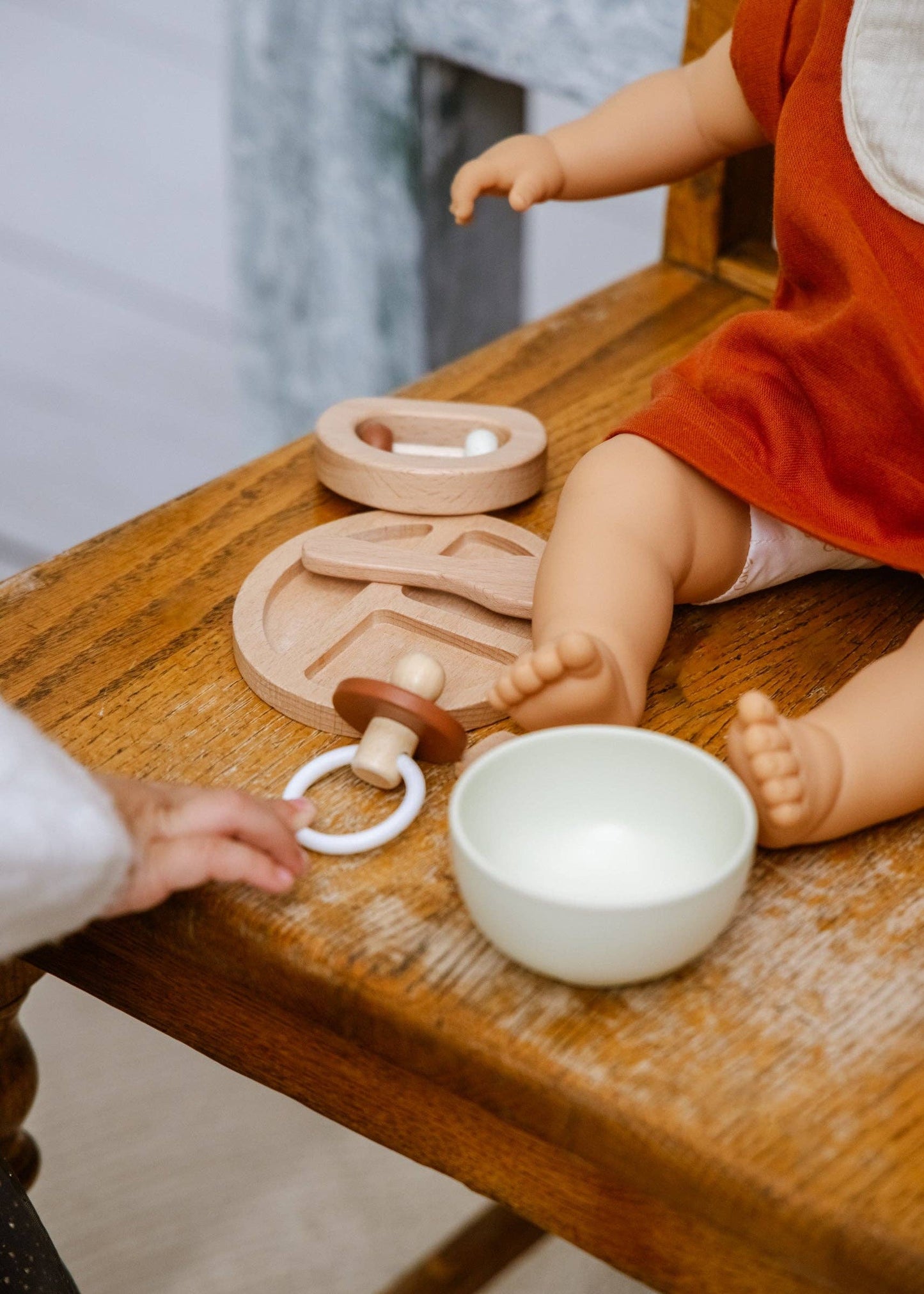 Doll Accessories Wooden Playset