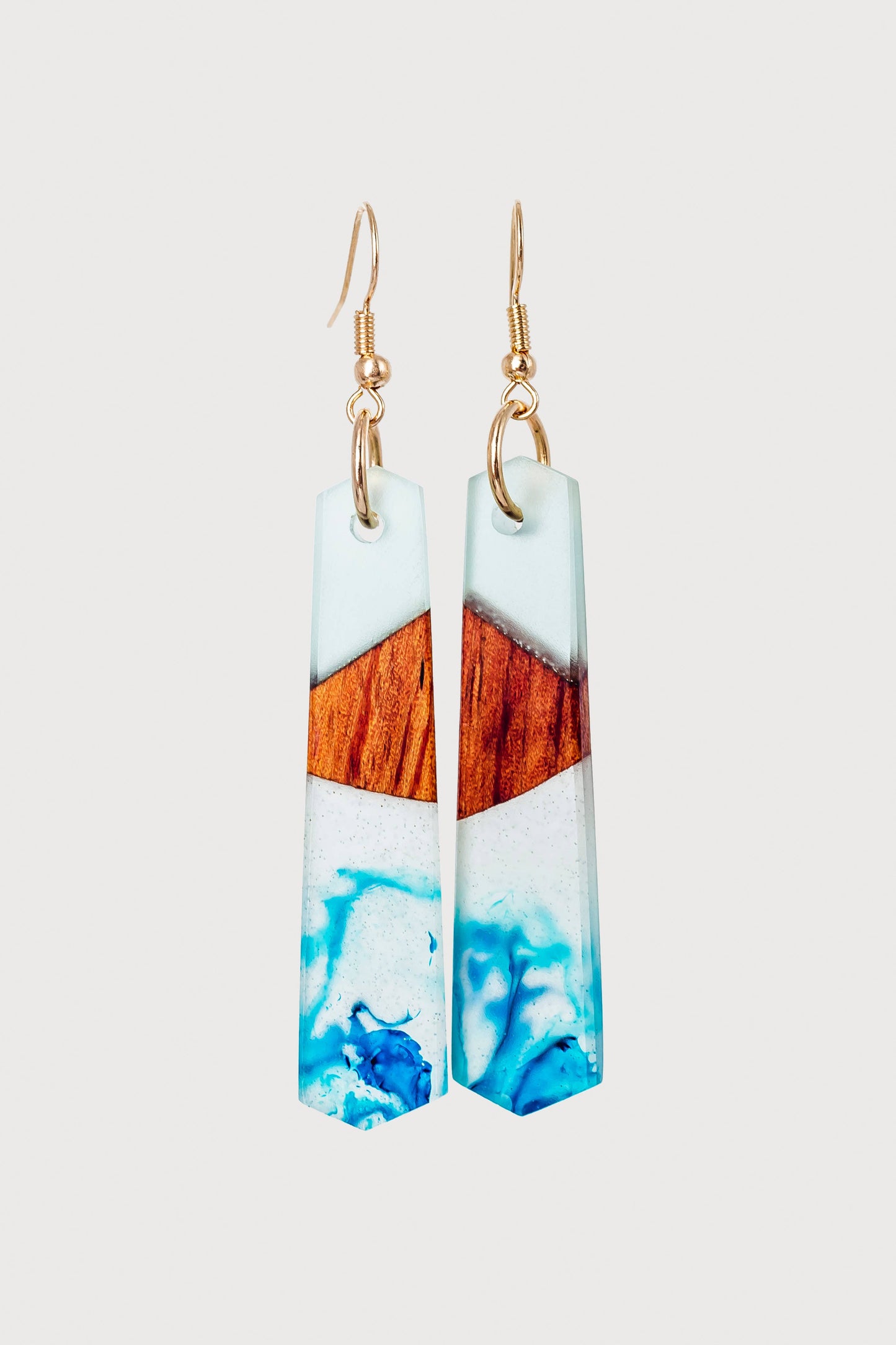 Blue Swirl Earrings