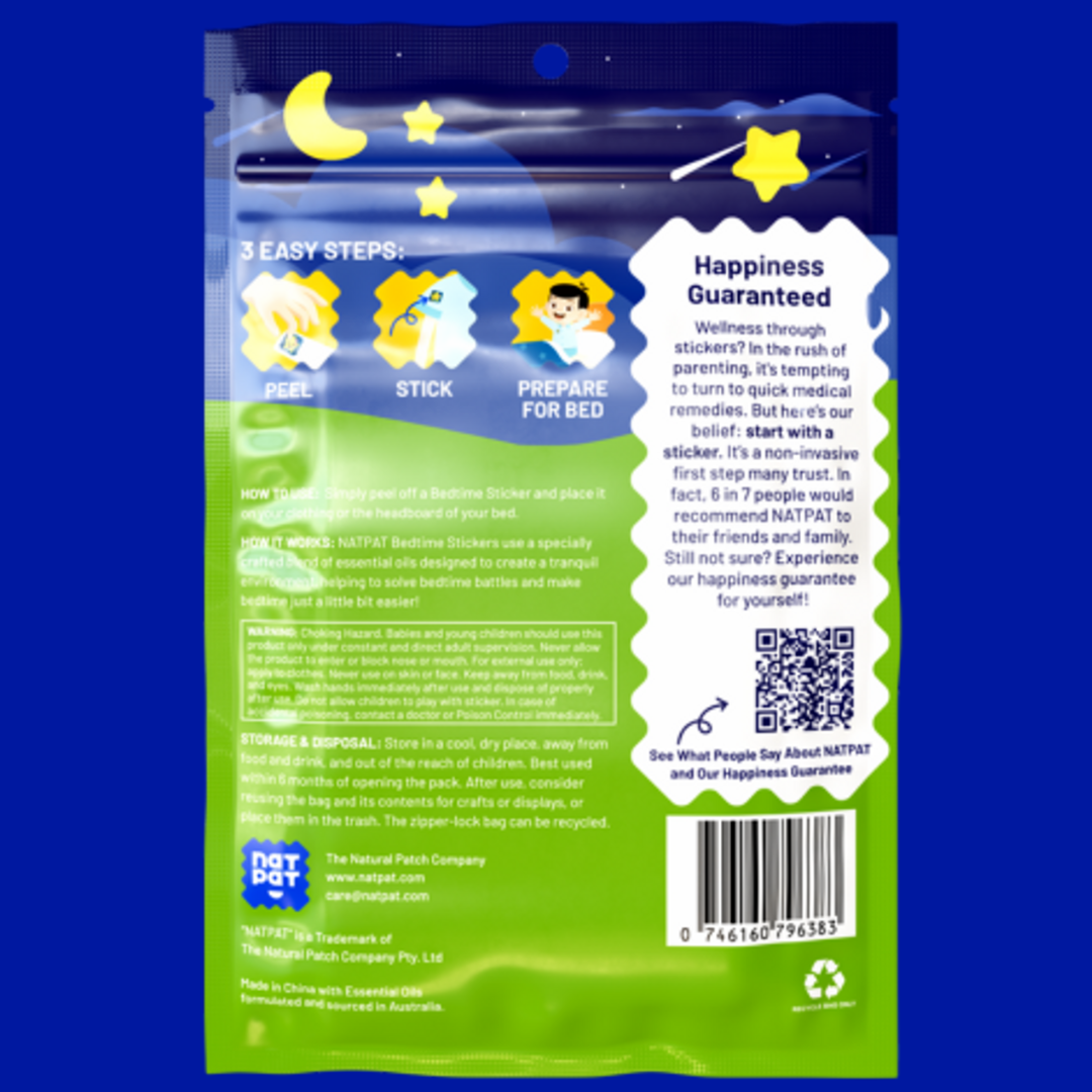 NATPAT Bedtime Stickers