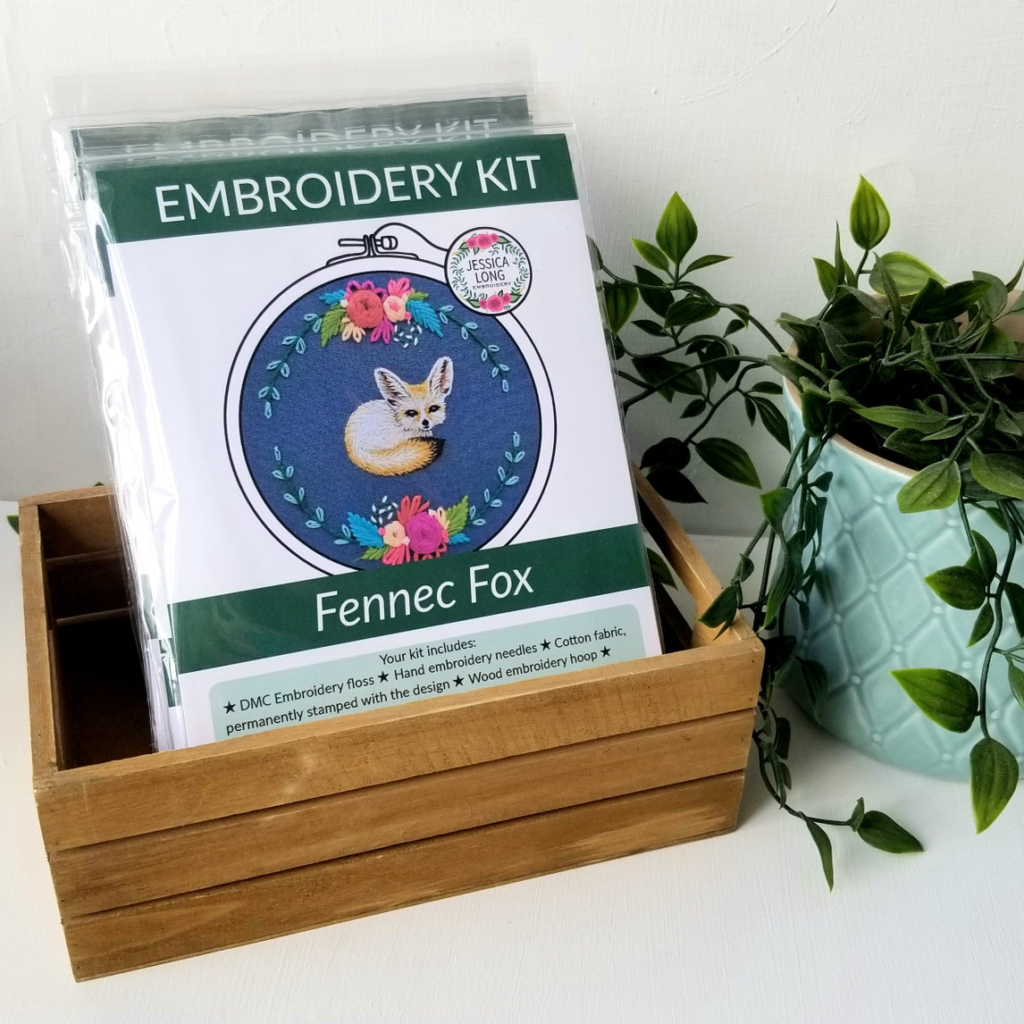 Fennec Fox Embroidery Kit