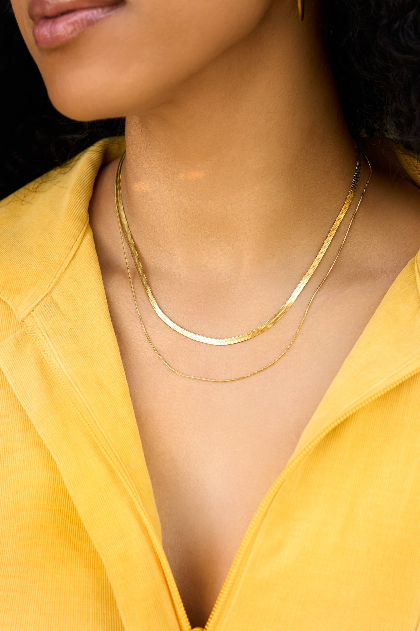 Layered Zoe Necklace - 18K Gold Plated