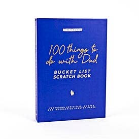100 Things To Do With Dad Bucket List Scratch Book