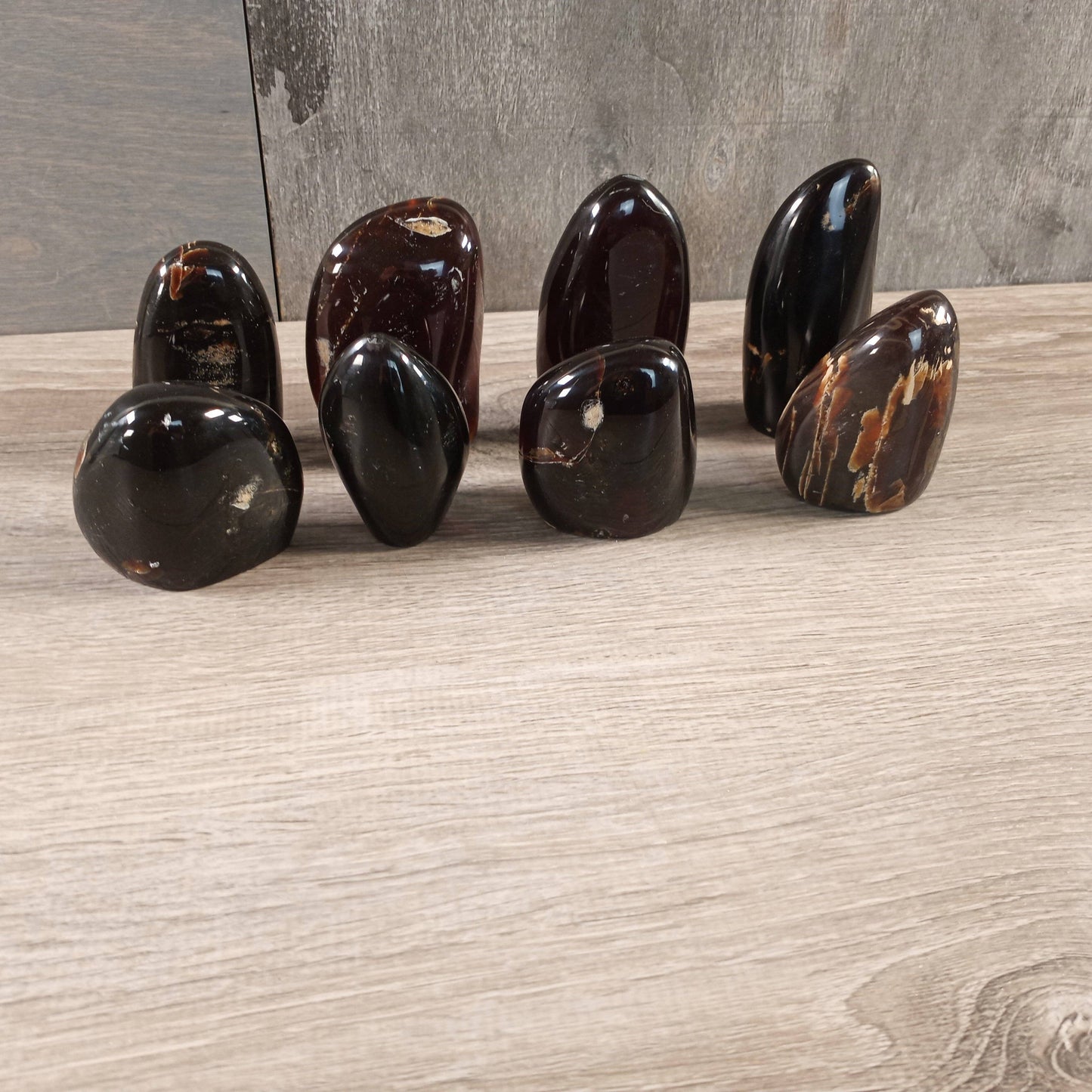 Indonesian Black Amber Freeform for Crystal Shops