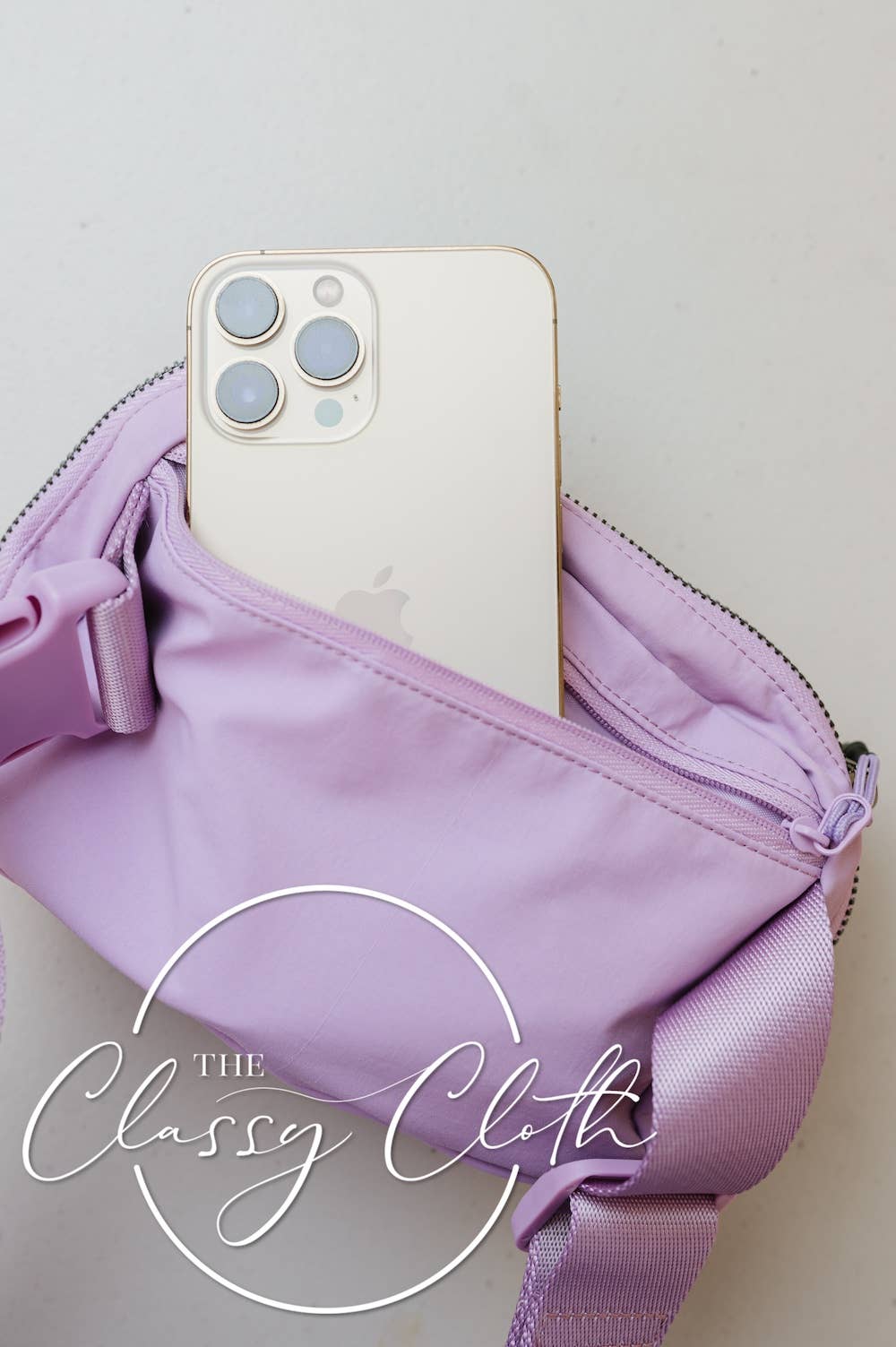 Nylon Belt Bag- Lilac